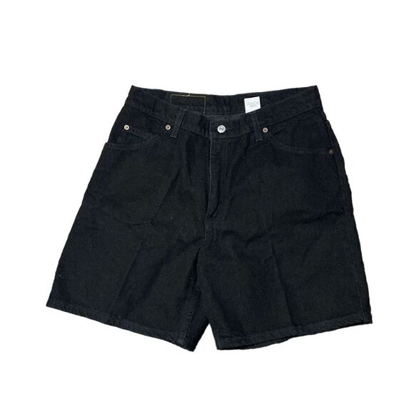 Levi’s Vintage Orange Tab 951 Relaxed Fit Jean Shorts Black Size 12 - Picture 2 of 3